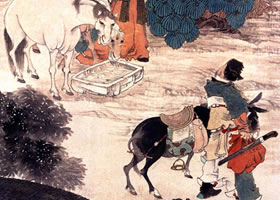 任伯年《風(fēng)塵三俠圖》欣賞
