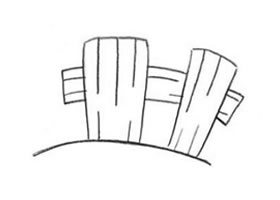 柵欄的創(chuàng)意素描畫(huà)法