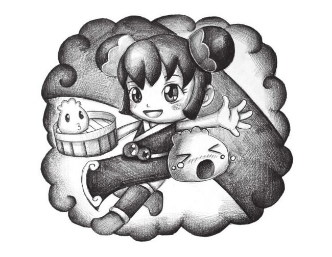 中華小吃（美食）創(chuàng)意素描畫(huà)法