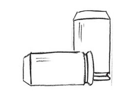 炮彈殼的創(chuàng)意素描畫(huà)法