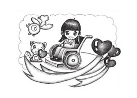 殘疾人創(chuàng)意素描畫(huà)法