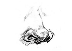 人物鼻子速寫(xiě)刻畫(huà)要領(lǐng)（步驟分析）
