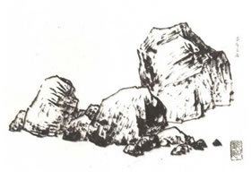 中國(guó)畫(huà)畫(huà)山石技法