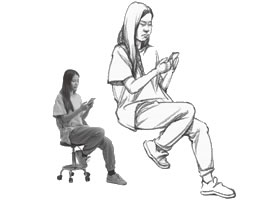 人物速寫線稿的訓練方法