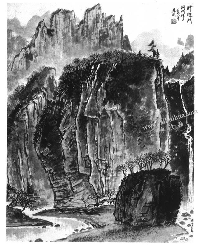 中國(guó)山水畫(huà)畫(huà)面著色方法