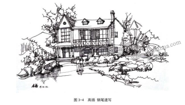 高揚(yáng) 鋼筆速寫(xiě)