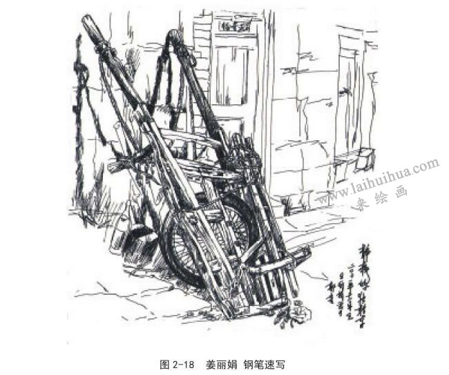 風景速寫支點形構圖