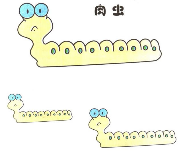 肉蟲兒童卡通畫