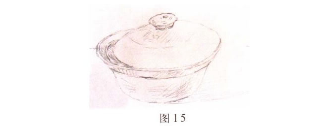 沙鍋水彩畫(huà)的寫(xiě)生步驟01