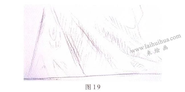 襯布水彩畫(huà)寫生步驟01