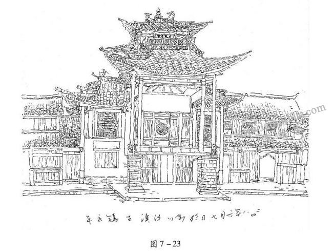 房頂速寫(xiě)畫(huà)法02