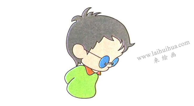小博士兒童卡通畫法步驟02