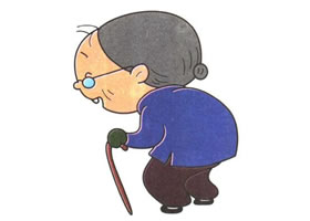老奶奶兒童卡通畫法步驟