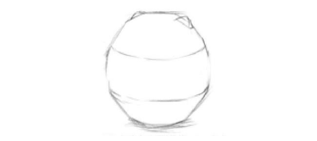 儲(chǔ)蓄罐素描畫(huà)法步驟02