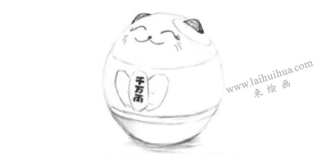 儲(chǔ)蓄罐素描畫(huà)法步驟04