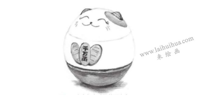 儲(chǔ)蓄罐素描畫(huà)法步驟06