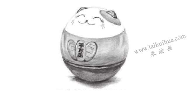 儲(chǔ)蓄罐素描畫(huà)法步驟07