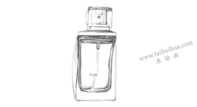香水瓶素描畫法步驟04