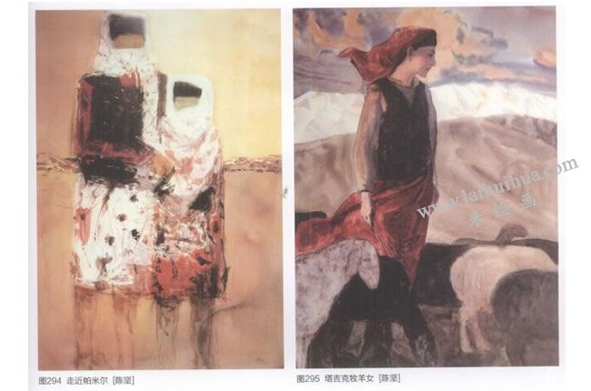 陳堅(jiān)水彩畫作品