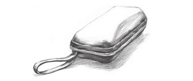 眼鏡盒素描畫法步驟05