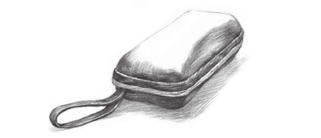 眼鏡盒素描畫法步驟06