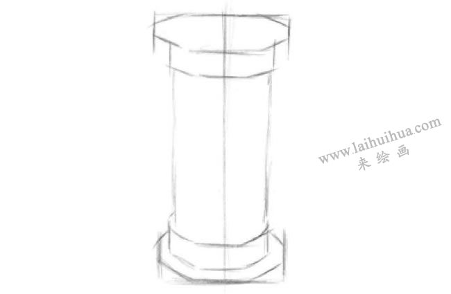 時間沙漏素描畫法步驟圖解02