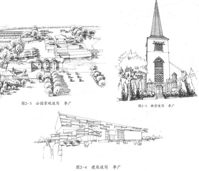 建筑速寫構(gòu)圖基本原理