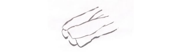 白菜兒童國(guó)畫(huà)法步驟01