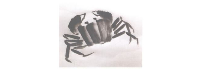 螃蟹兒童國(guó)畫(huà)