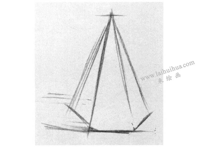 方椎體素描作畫(huà)步驟02