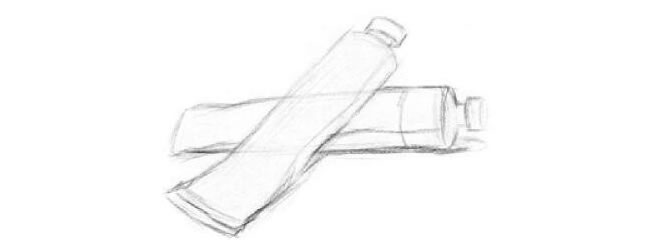 鋁管顏料素描畫(huà)法步驟01