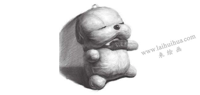 絨布娃娃素描畫