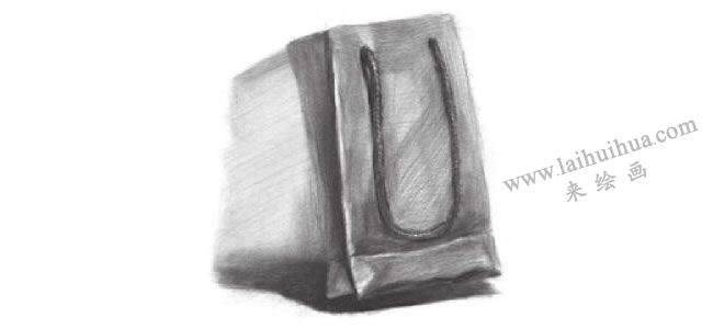 紙袋素描畫法步驟03