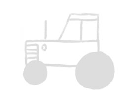 拖拉機(jī)幼兒簡筆畫