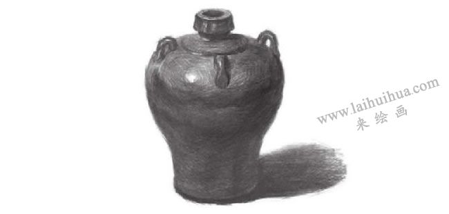 小酒壇素描畫法