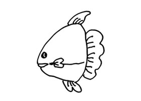 魚(yú)的兒童畫(huà)法