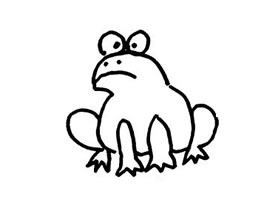 青蛙的兒童畫(huà)法