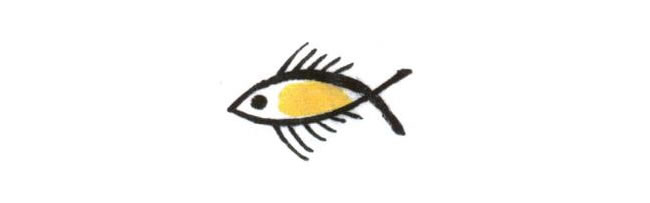 小魚兒童水墨畫