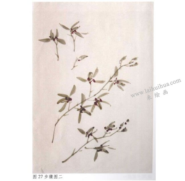 《墨蘭》水墨畫(huà)法步驟03