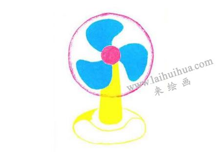 電風扇兒童畫創(chuàng)作步驟03