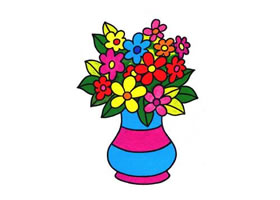 花瓶?jī)和?huà)法