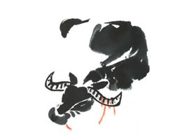 水牛兒童水墨畫法