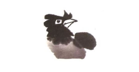 八哥兒童水墨畫(huà)法創(chuàng)作步驟03