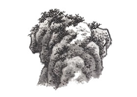 山水畫(huà)豆瓣皴技法解析