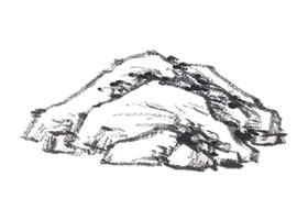 山水畫(huà)折帶皴技法解析