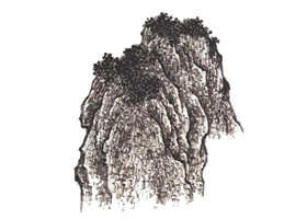 山水畫(huà)雨點(diǎn)皴技法解析