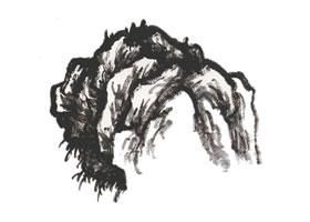 山水畫(huà)卷云皴技法解析