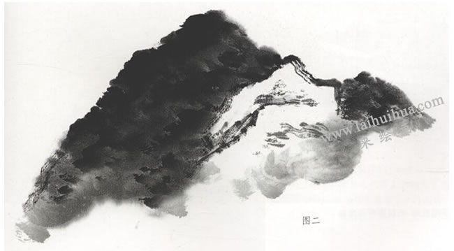 米點(diǎn)皴技法步驟02