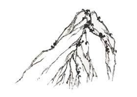 山水畫(huà)荷葉皴技法解析