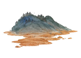 山水畫(huà)沒(méi)骨法技法解析